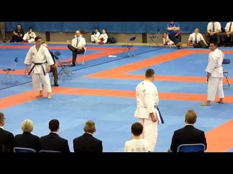 EKF National Championships 2013 -  Mens Team Kata and Bunkai Kanku Sho - Ishinryu