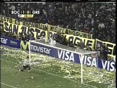 2007 (June 13) Boca Juniors (Argentina) 3 -Gremio (Brazil) 0 (Copa Libertadores)