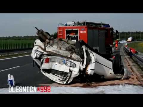 11.07.2016- Wypadek na S8 koło Oleśnicy