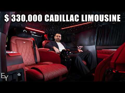 Touring a $330K Cadillac Escalade Limousine!