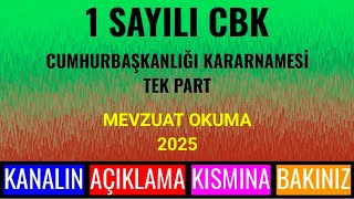 1 Sayılı Cumhurbaşkanlığı Kararnamesi | İdari Teşkilat Konu Anlatımı 1