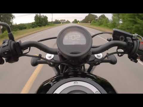 2020 Honda Rebel 500 0-60MPH And Top Speed