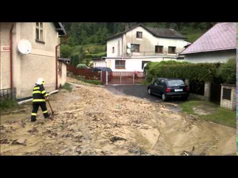 Bez komentáře: Bělou pod Bezdězem spláchl přívalový déšť