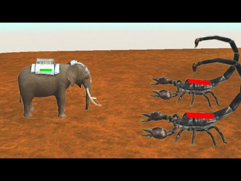 Emperor Scorpion 🦂 vs Elephant Kamikaze 🐘💣 - Insect Storm Chapter 3 | Animal Revolt Battle Simulator