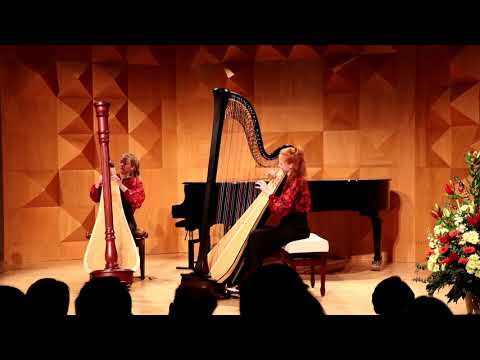 Rumba, Carlos Salzedo - harp duet by Inge van Grinsven and Merle van der Lijke
