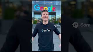 OpenAI CEO Sam Altman LOVES Google's Nano-Banana 😂 #sora2 #openai #sora