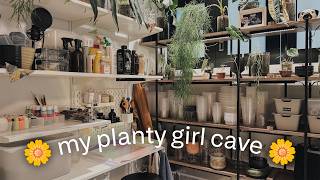 I turned my plant room into my dream creative space 😍 | IKEA Boaxel Setup