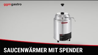 Distributeur de sauces chauffant - 550 watts - 4,4 litres - incl. insert