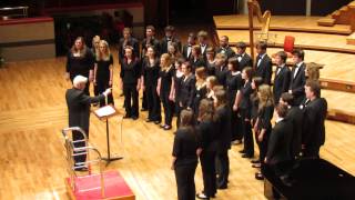 Ave Maria, University of Chichester Chamber Choir, Birmingham Symphony Hall March 2013.