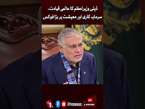 نائب وزیراعظم کا عالمی قیادت، سرمایہ کاری اور معیشت پر فوکس