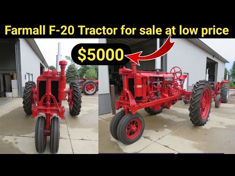 Farmall F-20 Tractors for sale at low price $5000 | farmall f 20 vs farmall md and farmall super c