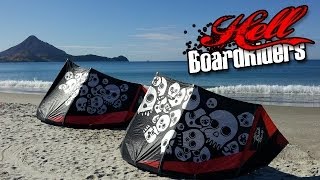 preview picture of video 'ANABATIC's Hell Kite. New Zealand's own Kiteboarding brand.'