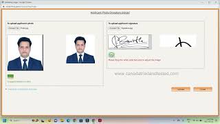 OCI Application | Prepare Photo & signature images with paint for upload on Windows PC