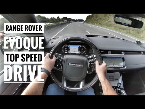 Range Rover Evoque D180AWD (2020) | POV Drive on German Autobahn - Top Speed Drive