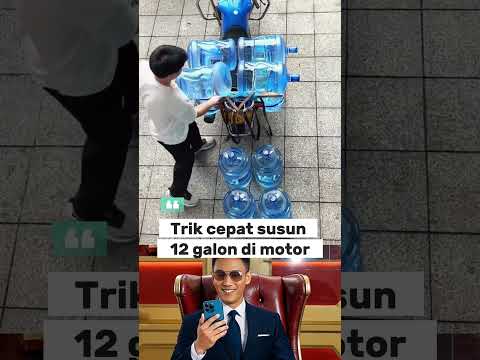 HOW TO STACK 12 GALLONS IN A MOTORCYCLE