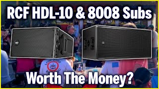 Video thumbnail for RCF HDL-10-A and RCF 8008 Subs - Are They Worth The Money?? by Dustin Radtke
