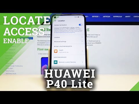 How to Disable Location in Huawei P40 Lite - Turn Off Device Location