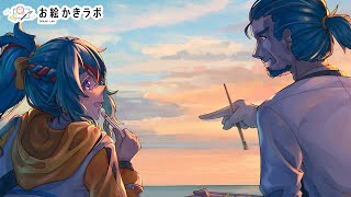 スタート - 【イラストメイキング】クリスタでパルミーちゃん描いてみた(フルVer.)【パルミーお絵かきラボ】