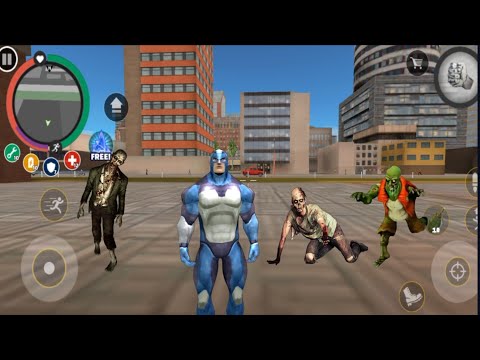 Mini Arena Completed in Rope Hero Vice Town Big Boss Mission Zombie Wave Fight Cinema Hall Mod Game