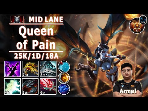 Queen Of Pain Mid Lane | 7.32d | Armel Pos 2 QoP Play | Dota 2 Immortal Gameplay
