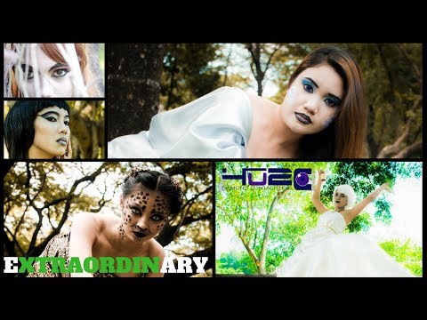 Avant-Garde Photoshoot at Wildlife with 4U2C Diamond Contact Lens