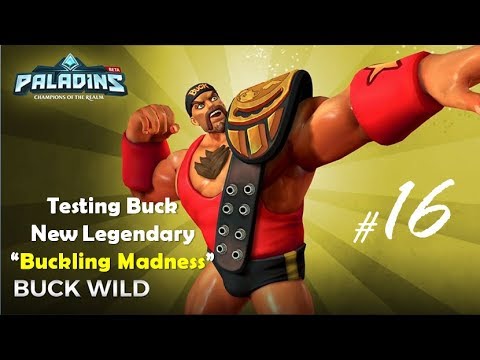 Paladins OB Patch 64 PTS - Testing Buck New Legendary “Buckling Madness”