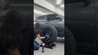 I bought her new tires! Sister’s 4Runner
