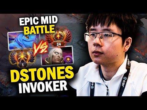 POWER OF MASTER TIER | DSTONES INVOKER SHOW HIS BEST SKILLS TO DEFEAT THE ENEMY - DOTA 2 INVOKER