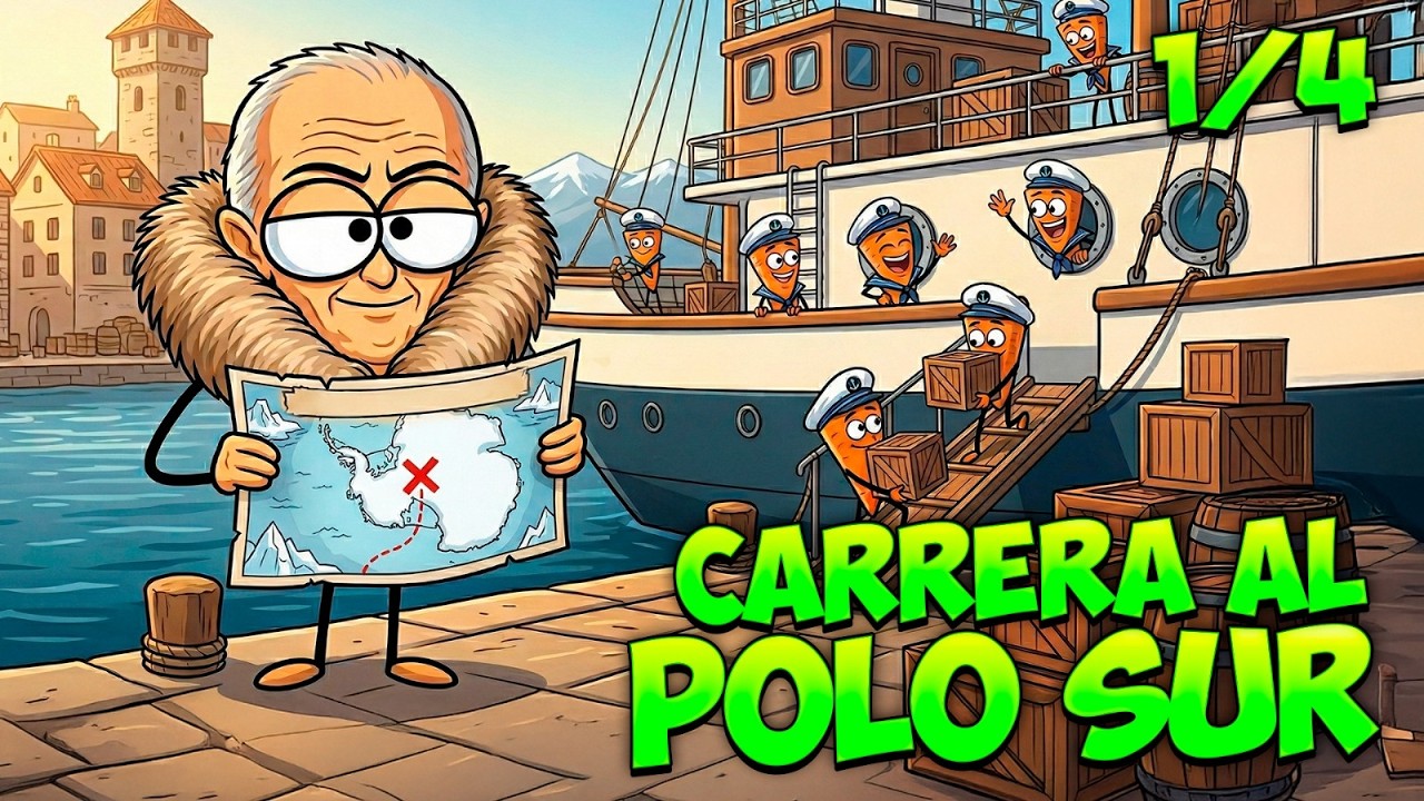 Carrera del POLO SUR - ¿Quién ganará?