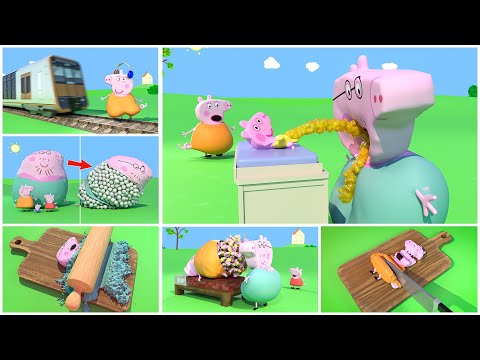 Peppa Pig Parodies - The BEST of Peppa pig funny animations! V2 - Not For Kids!