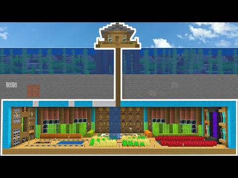 Pryor Gaming - EPIC Secret Lake Base Build in Minecraft!