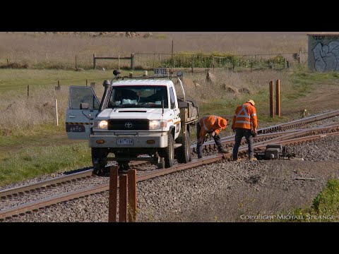 ARTC Hi-Rail Toyota Landcruiser Utility Vehicle (1/7/2020) - PoathTV Australian Trains