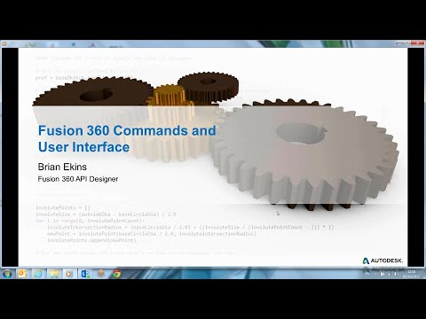 Fusion 360 Online Hackathon Session 4: Command and UI