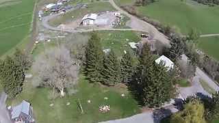 preview picture of video 'Aerial View of Cub River (east of Preston, ID) First Flight DJI Phantom 2 Vision+'