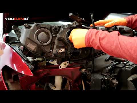 2013-2020 Ford Fusion Low Beam Light Bulb Replacement