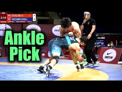 Hassan Yazdani Underhook Ankle Pick