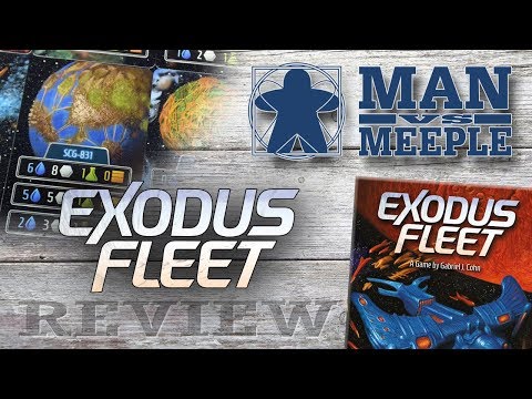 Exodus Fleet (Tasty Minstrel Games) Review by Man Vs Meeple