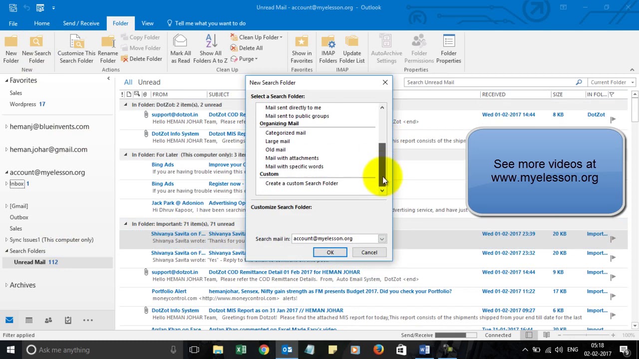 Create Search Folder In Outlook 2016 Learn Excel Course MS Word how-to-create-a-very-simple-hidden-sidebar-menu-in-html-css-js
