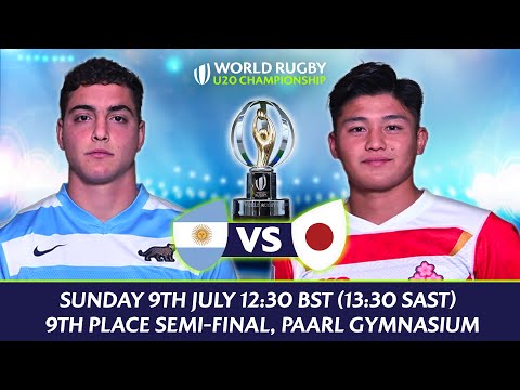 LIVE Argentina v Japan | World Rugby U20 Championship