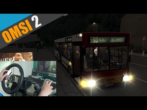 Waldhofen - Im "Kaff-Express" durch die Dunkelheit - MAN NL 202 | Let's Play OMSI 2 #418 [G27]