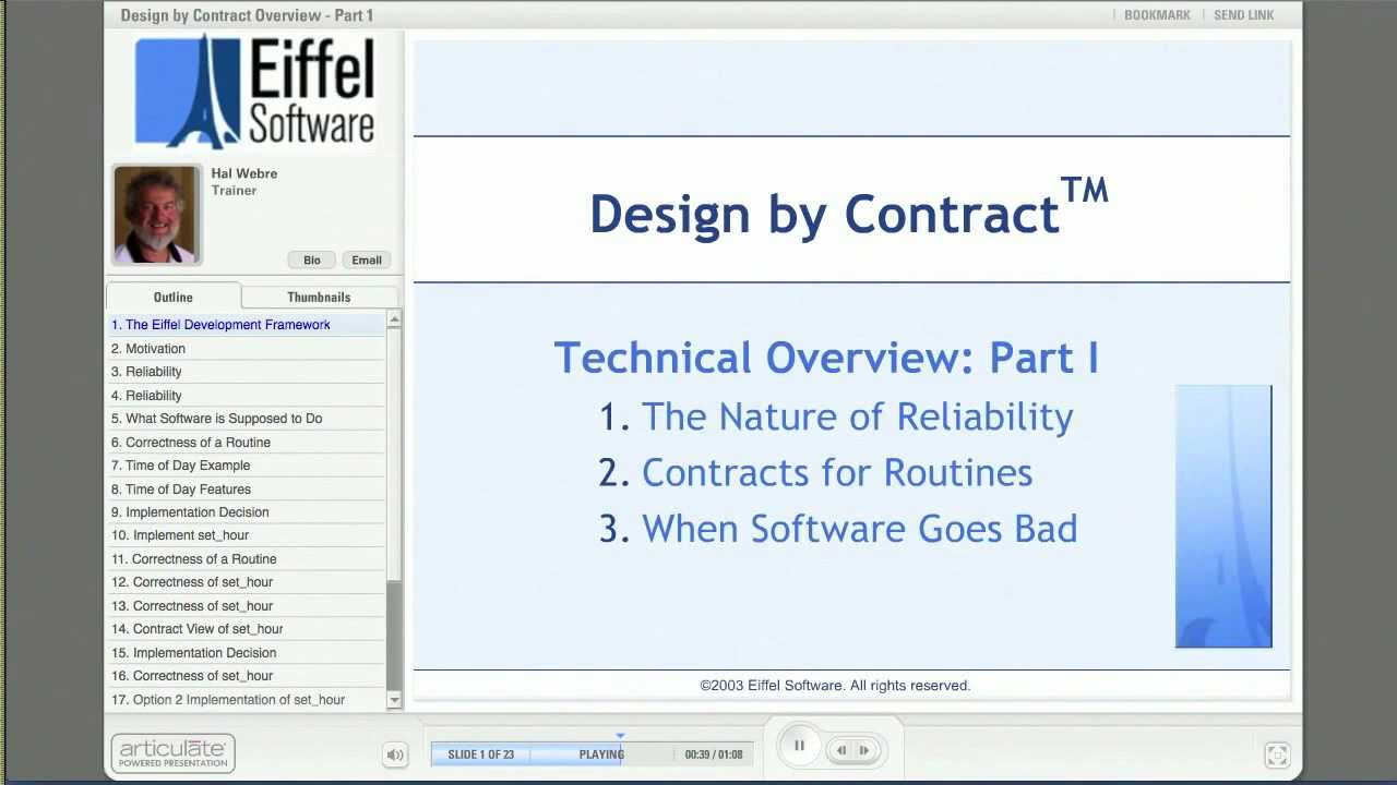 Design by Contract part 1