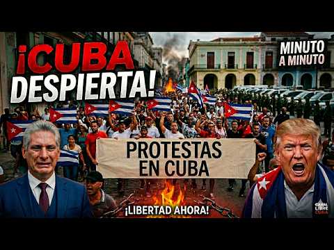 🚨¡CUBANOS EN LA CALLE! PROTESTAS EN LA HABANA, ALGO GRANDE ESTA POR SUCEDER... #live