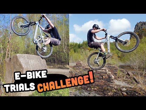 Finding out if my new Static e-bike can do trials! Pretending to be Danny MacAskill and Chris Akrigg