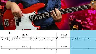 Barry White - You&#39;re The First, The Last, My Everything (Bass cover with tabs)