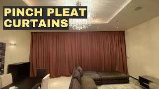 Tiara Residence Palm Jumeirah - Pinch pleat curtains