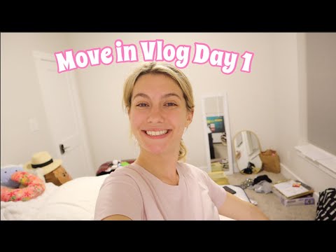 MOVE IN VLOG DAY 1