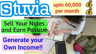 How to Sell Your Old Handwritten Notes in Stuvia | Step-Publish your Notes | Generate Money Online |