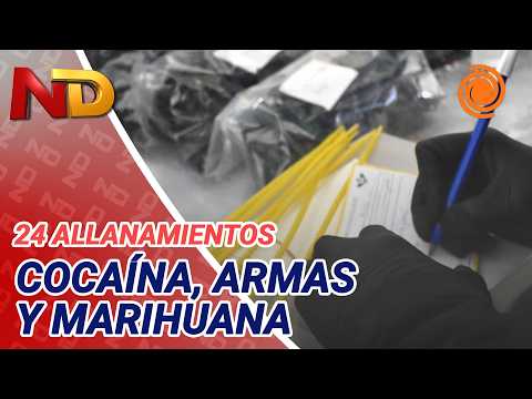 Cayó una peligrosa BANDA NARCO en Córdoba: 9 detenidos y 11 búnkeres desmantelados
