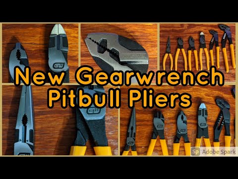 NEW Gearwrench Pitbull Pliers Set