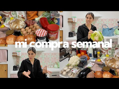 mi compra semanal + tips para organizarme el batch cooking